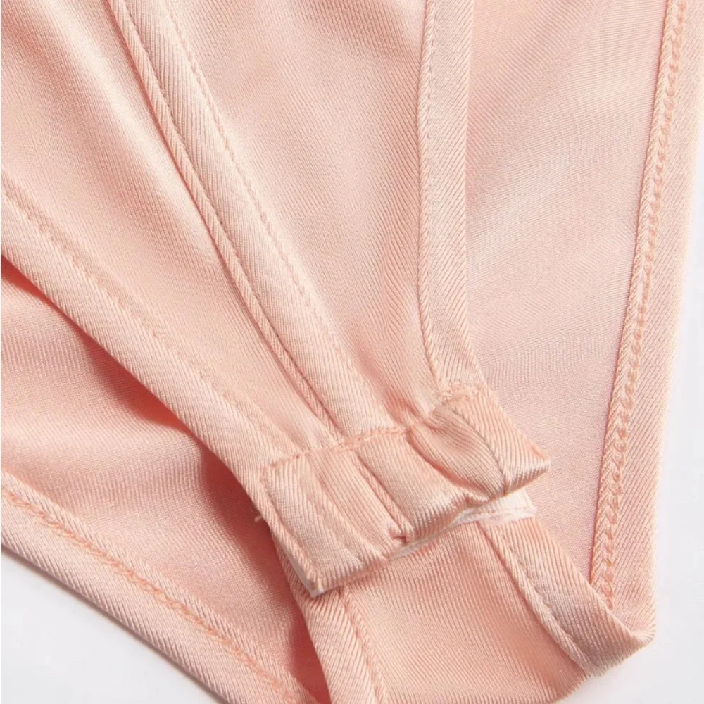 Cider Solid Ruffle Strap Bodysuit - Picture 4 of 4